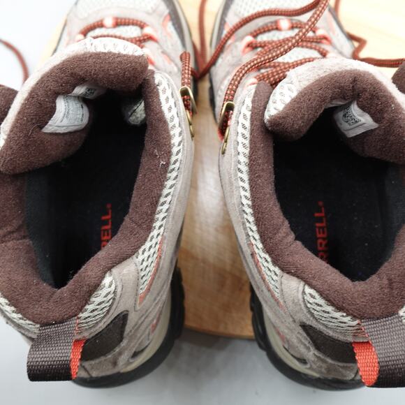 Merrell Boots Womens 9W Moab 2 Waterproof Bungee Cord Mid Hiking WJ06058W EUC - Picture 7 of 9